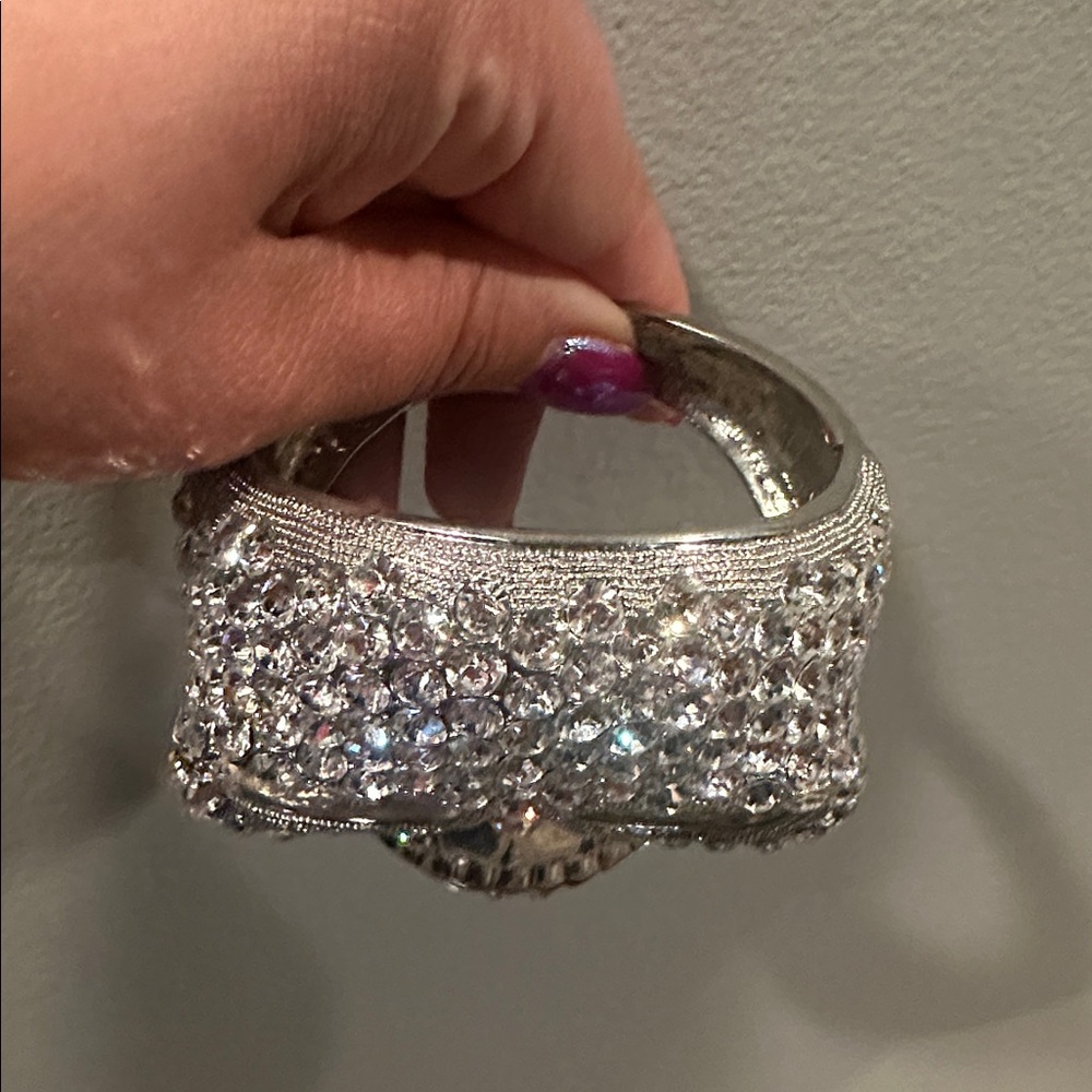 Skull rhinestone bracelet - Picture 7 of 7